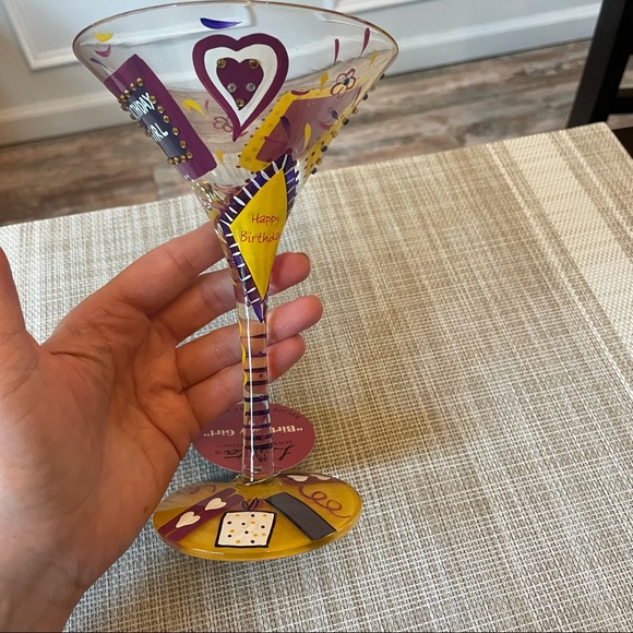 Lolita Birthday Girl Martini Glass - Picture 7 of 7